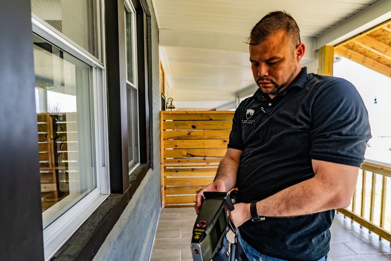 Lead Inspection at Columbia Property.