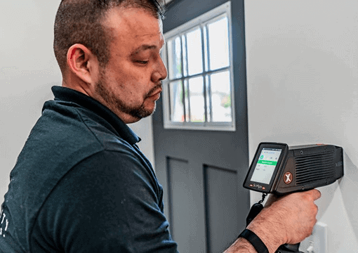 Thermal imaging inspection for Baltimore rental properties by Charm City Inspections.